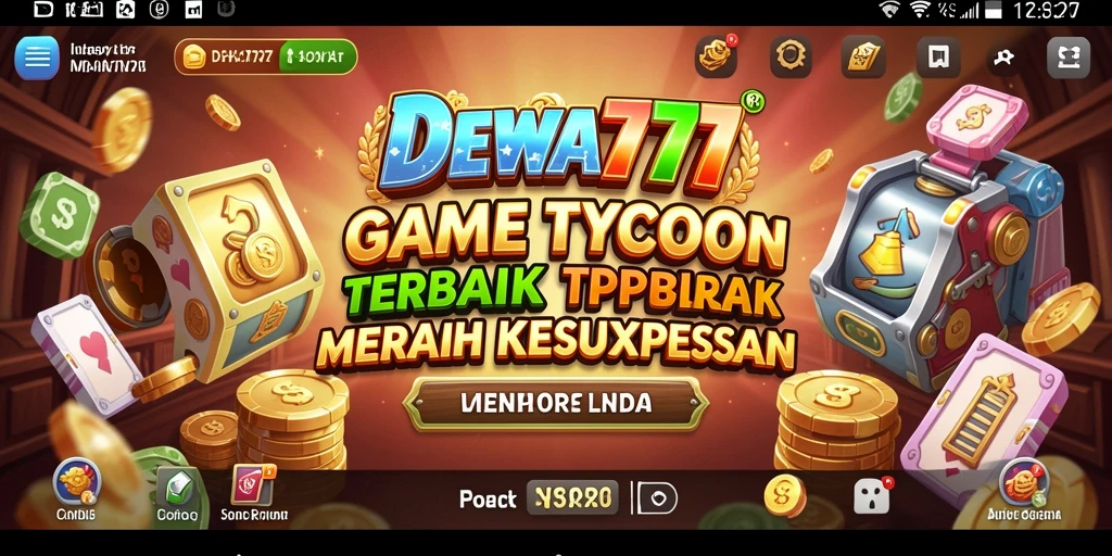 Tampilan gameplay mengasyikkan dari DEWA777 saat membangun bisnis.