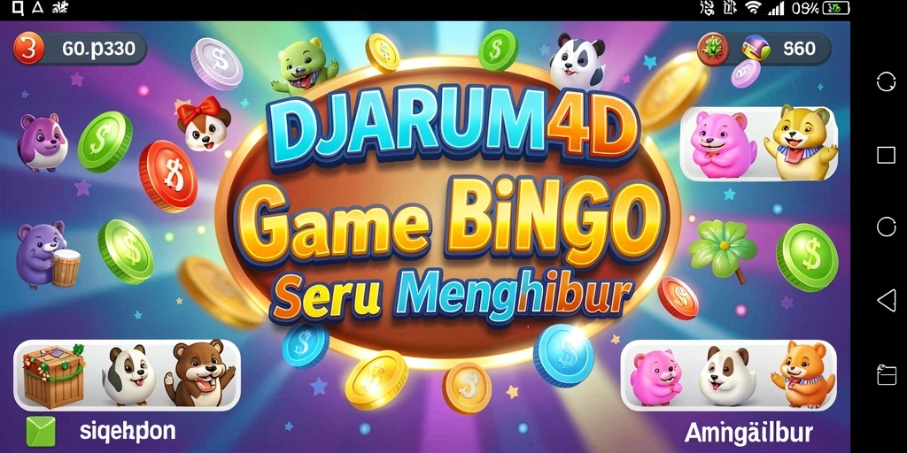 Tampilan gameplay DJARUM4D yang menarik dan menghibur untuk game Bingo.