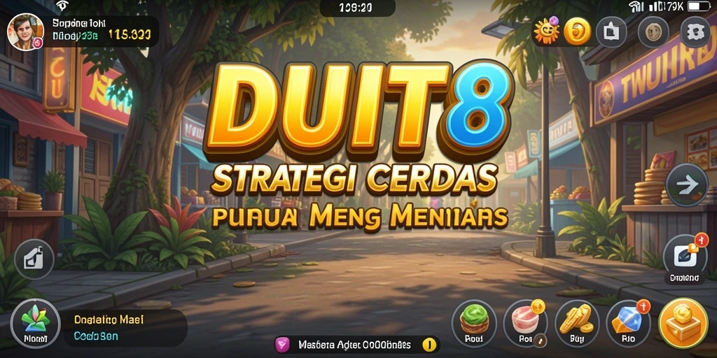 Tampilan imersif gameplay strategi yang menantang.