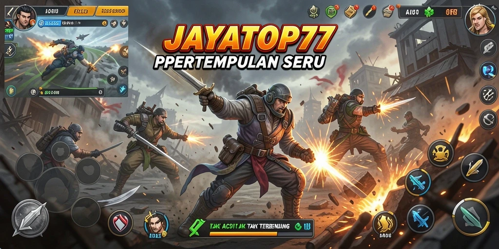 Screenshot JAYATOP77 menampilkan pertempuran seru dengan grafis luar biasa.