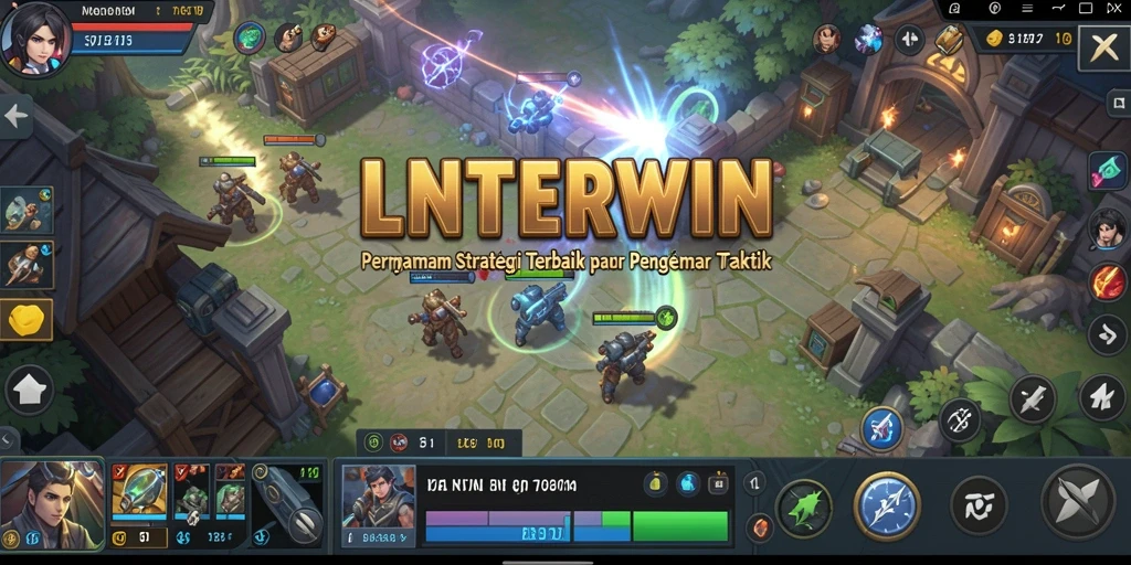 Tampilan gameplay LNTERWIN yang menarik dengan elemen strategi yang mendalam.