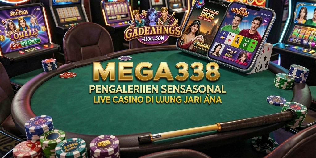 Screenshot gameplay Live Casino yang menampilkan dealer profesional dan suasana kasino yang nyata.