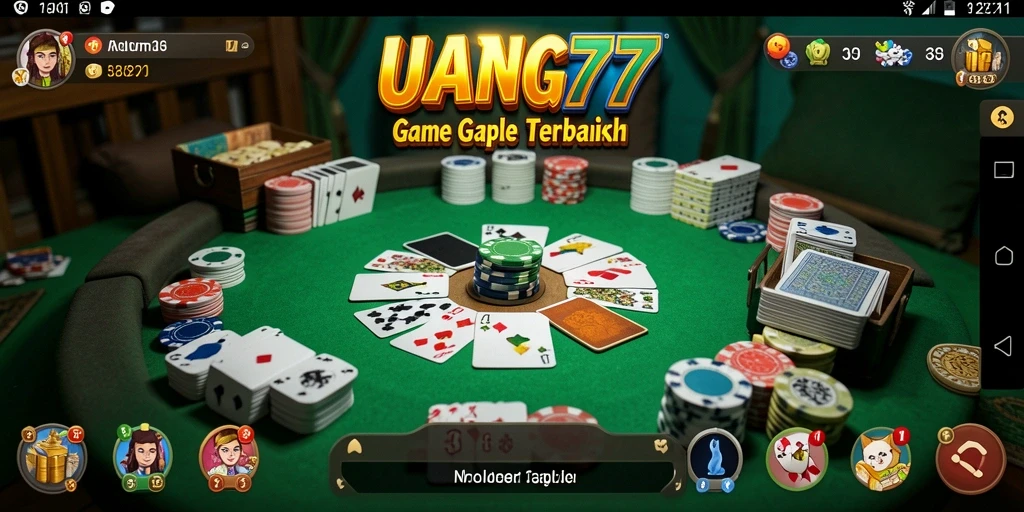 Tangkapan layar permainan Gaple yang menarik dan interaktif.